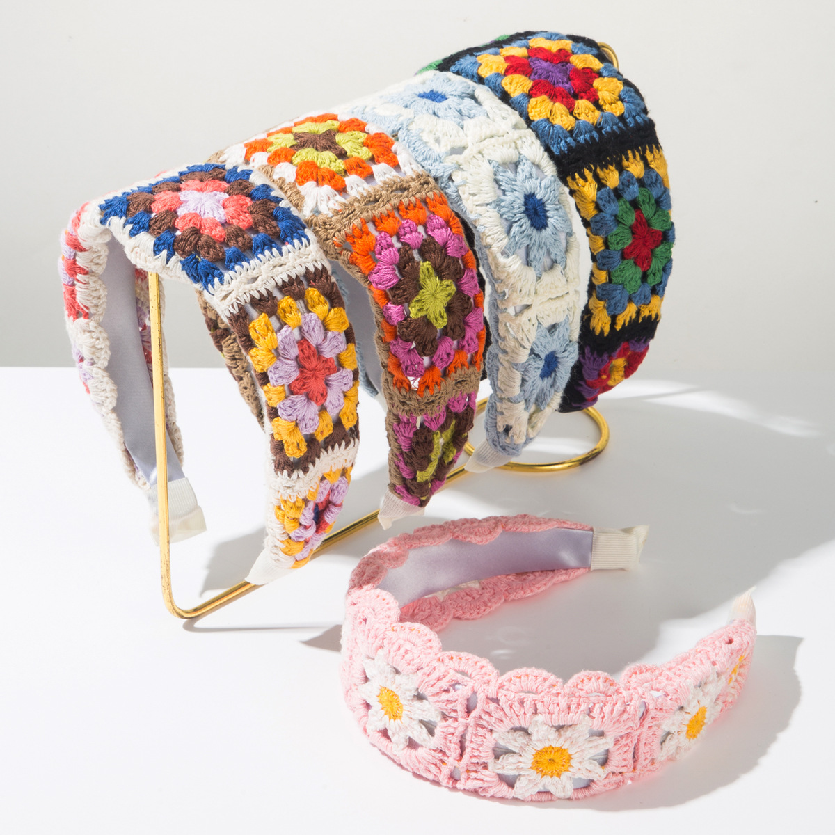 Headband Summer Knit - Boho Ręcznie Robiona na Szydełku Opaska