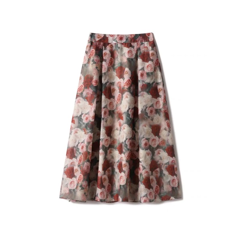 Letnia damska spódnica midi z  – Midi Skirt Floral recenzja i cena