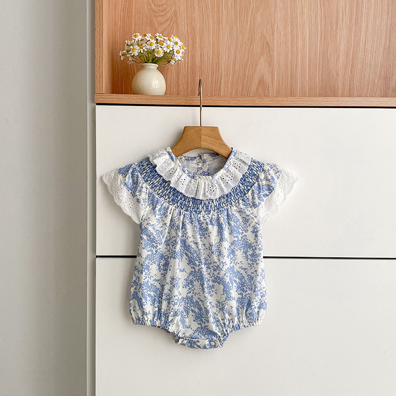 Kombinezon dla niemowląt dziew – Romper Floral Print recenzja i cena