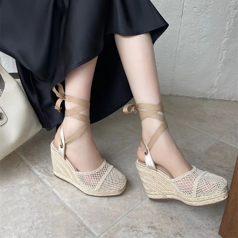 Letnie sandały damskie, brązow – Sandal Strappy Heeled recenzja i cena